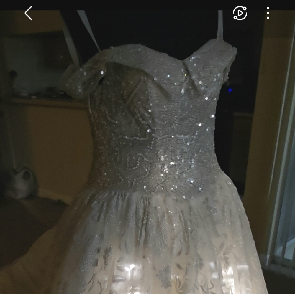Nwt Off The ShoulderWedding Ballgown Gown